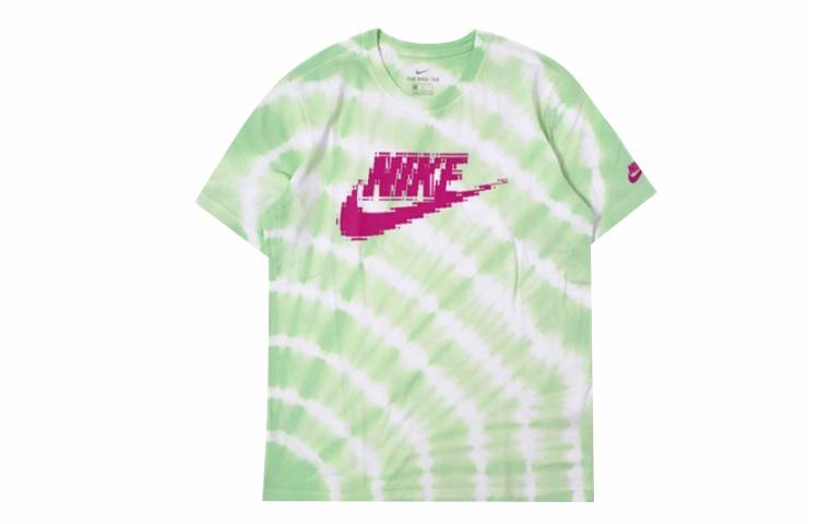 Мужская футболка Nike Sportswear (белый/зеленый) — фото 1