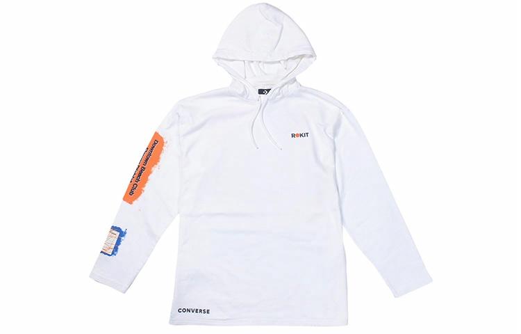 Мужское худи Converse x Rokit Hoodie (белое)