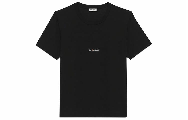 Мужская футболка SAINT LAURENT (черная)