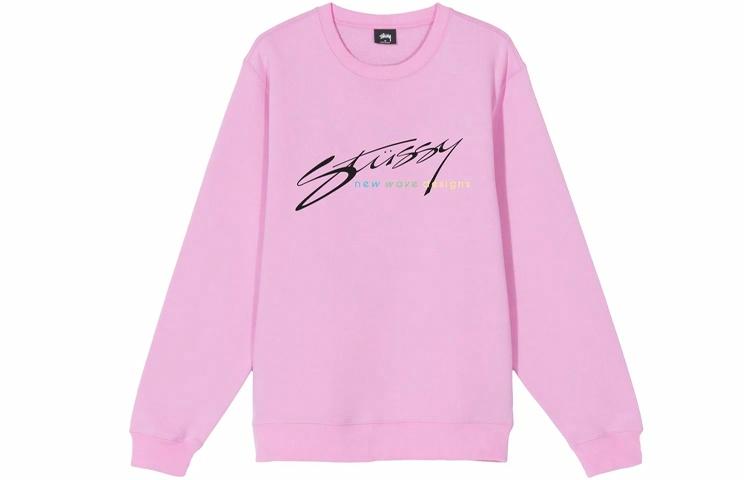 Худи Stussy New Wave Designs Crew ogo (черное) — фото 12
