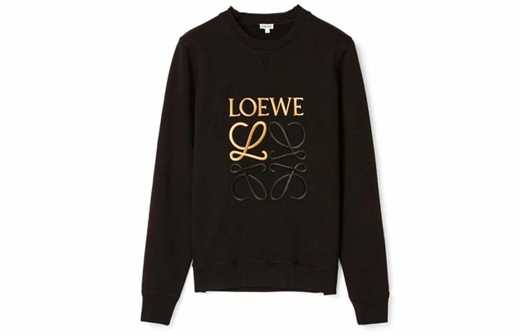 Мужское худи LOEWE (черное)
