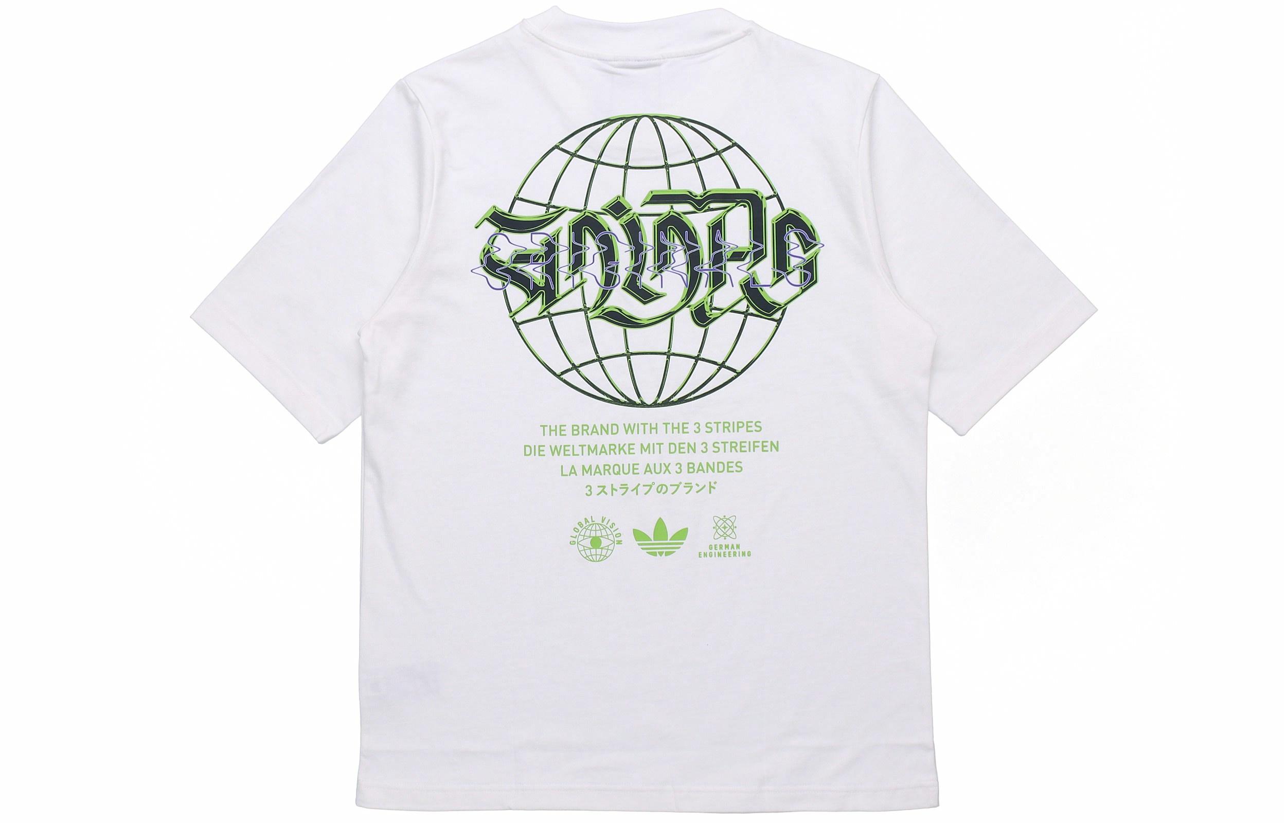 Мужская футболка adidas originals Graphic Tee 3 T (белая) — фото 1