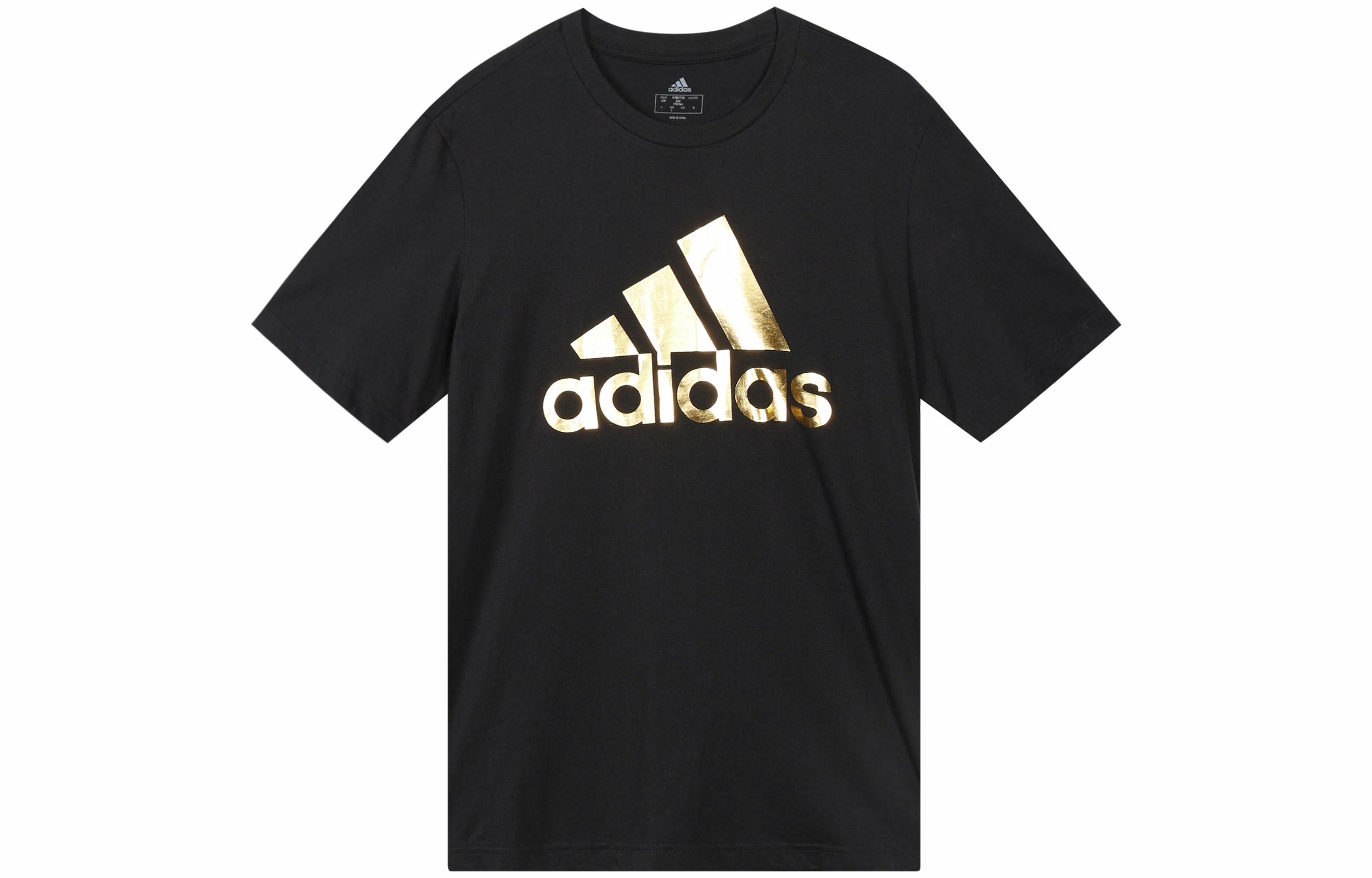 Мужская футболка adidas 8-Bit Foil Grfx (черная) — фото 1