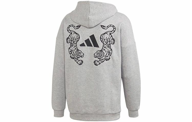 Мужское худи adidas M TIGER OH (серое) — фото 1