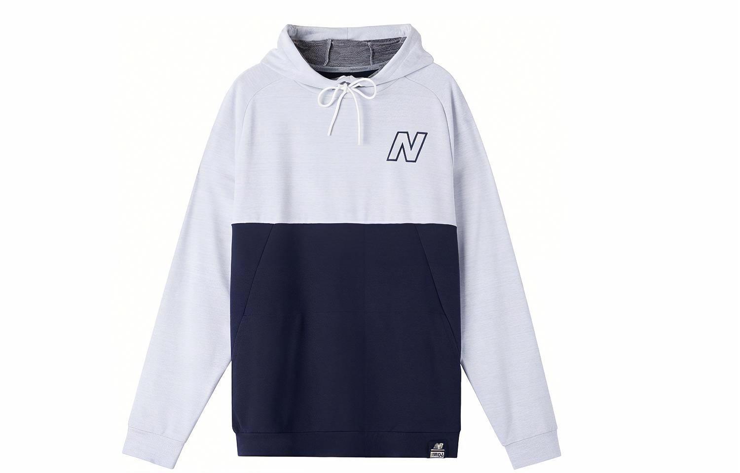 Мужское худи New Balance American Casual (сине-белое)