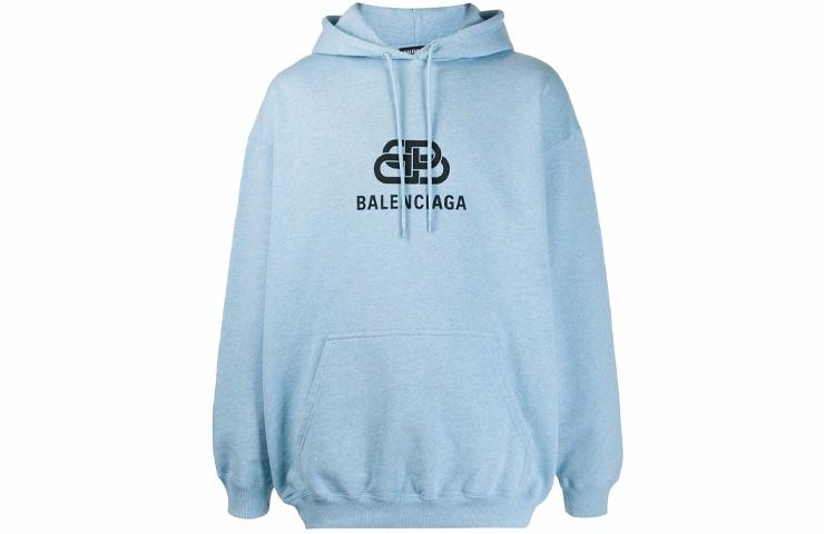 Худи Balenciaga FW19 (светло-синее)