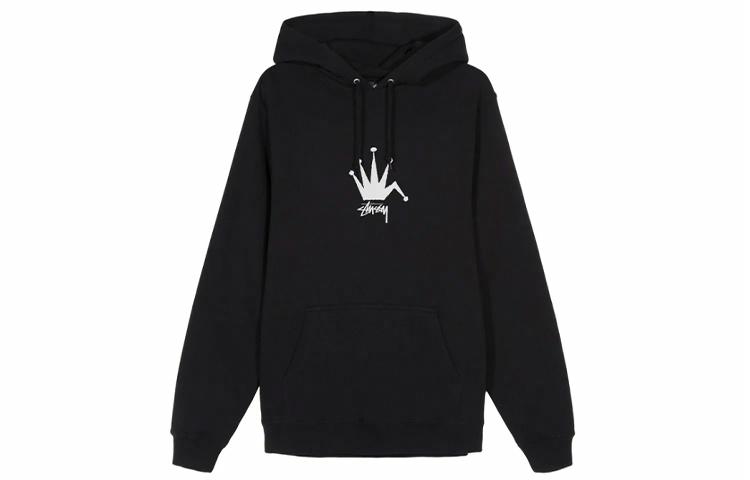 Худи Stussy Old Crown Hood (черное)