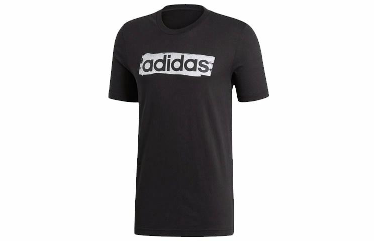 Мужская футболка adidas (черная) — фото 1