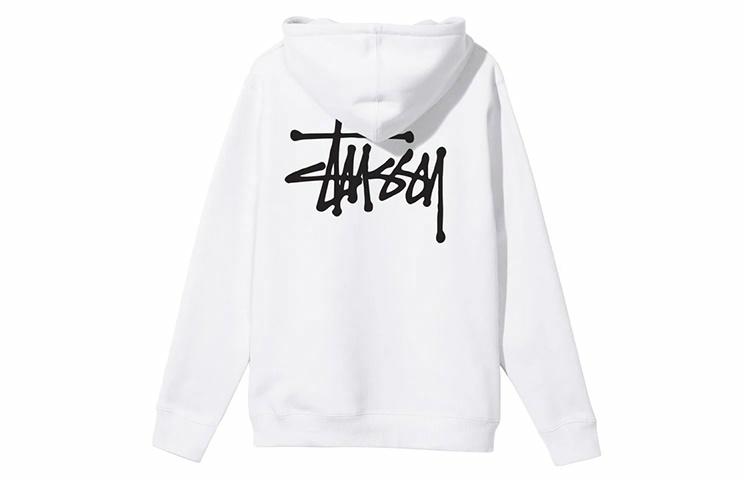 Худи Stussy BASIC ZIP HOOD (черное) — фото 5