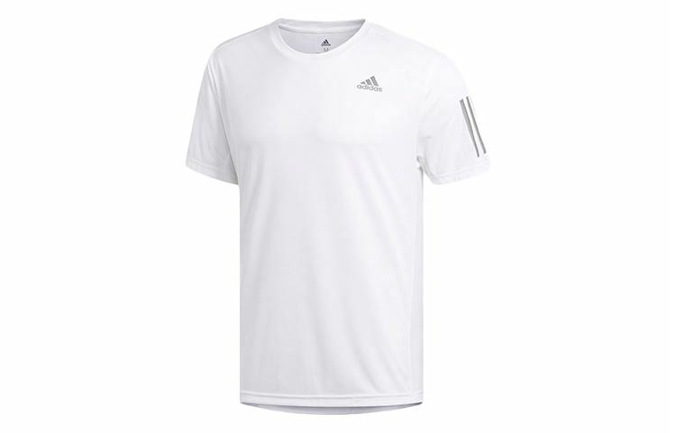 Мужская футболка adidas Own The Run (белая) — фото 1