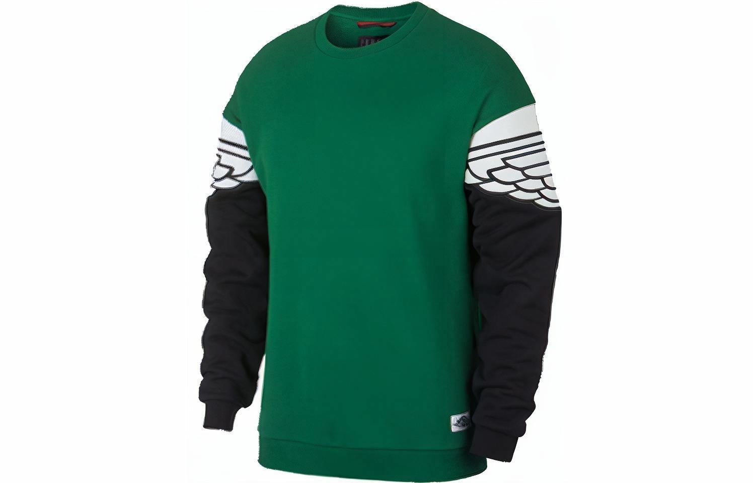 Мужское худи Jordan Wings Classic Crew (зеленое) — фото 1