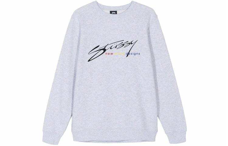 Худи Stussy New Wave Designs Crew ogo (черное) — фото 10