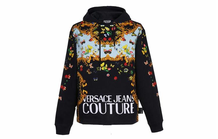 Мужской худи Versace Jeans Couture (черное)