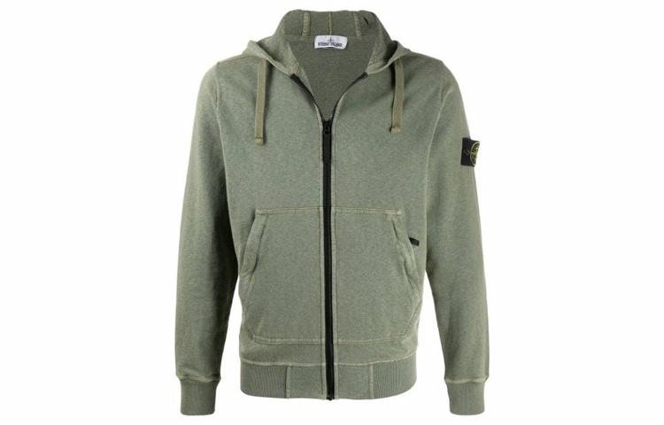 Мужское худи STONE ISLAND (комнатный хаки /) — фото 1