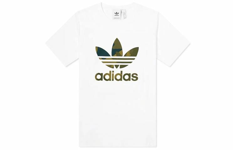 Мужская футболка adidas originals (белая) — фото 1