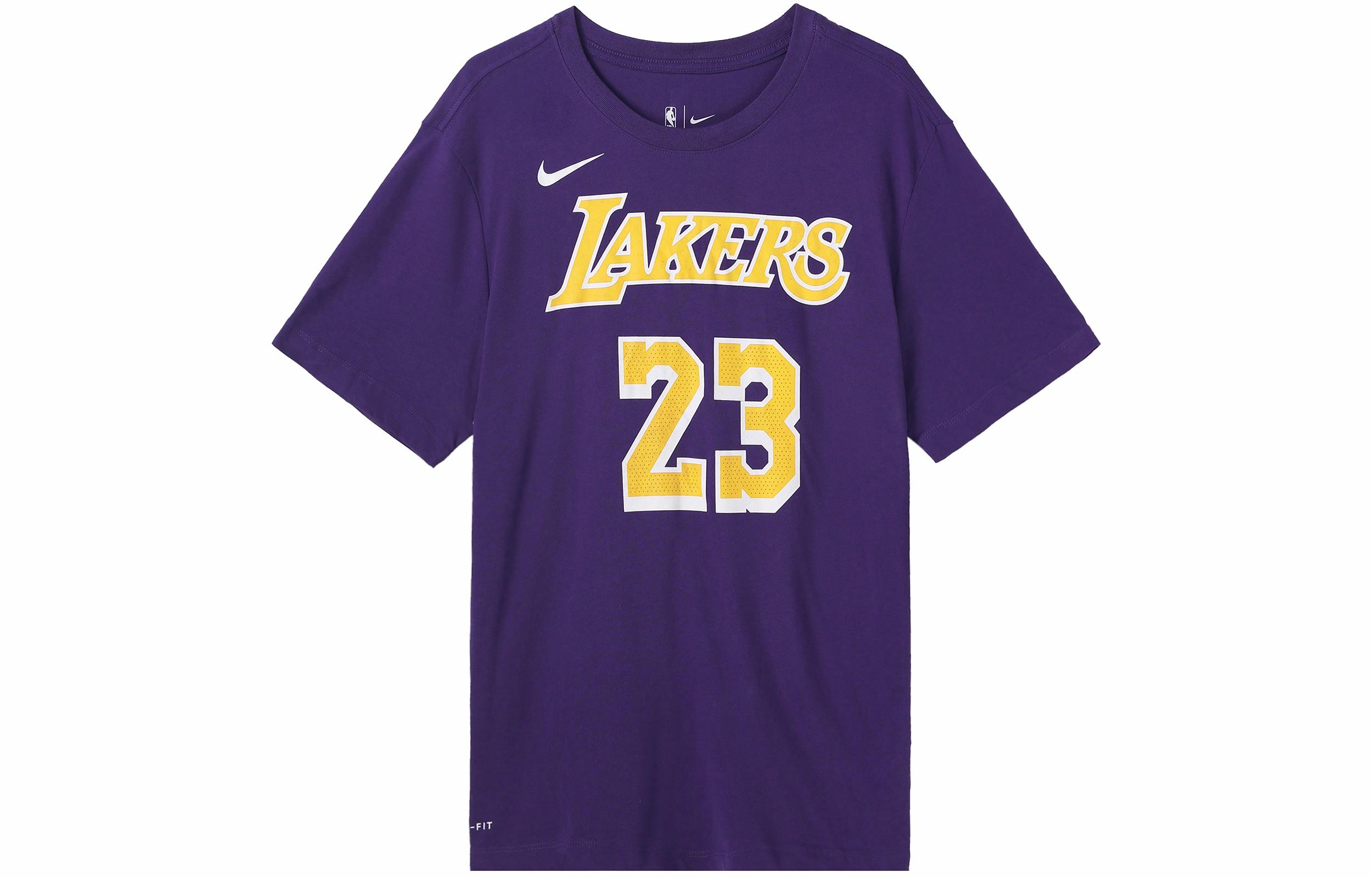 Мужская футболка Nike x NBA Lakers (фиолетовая) — фото 1