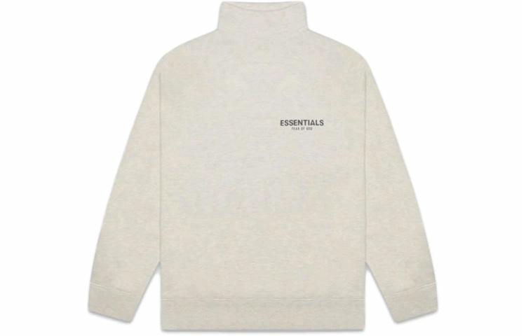 Худи Fear of God Essentials SS20 Mock Neck (светло-бежевое) — фото 1