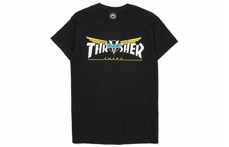 Унисекс футболка Thrasher Thrasher vT (черный)