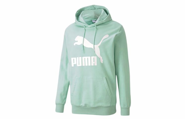 Мужское худи PUMA Classics (нежно-зеленое) — фото 1