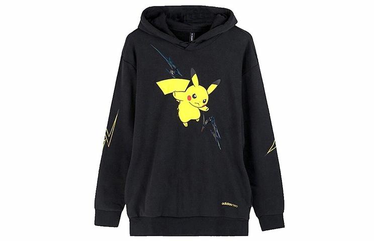 Мужское худи adidas neo M PKMN Pikachu Hoodie (черное) — фото 1