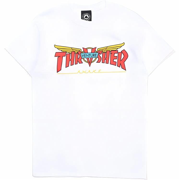 Футболка Thrasher collab (белая)