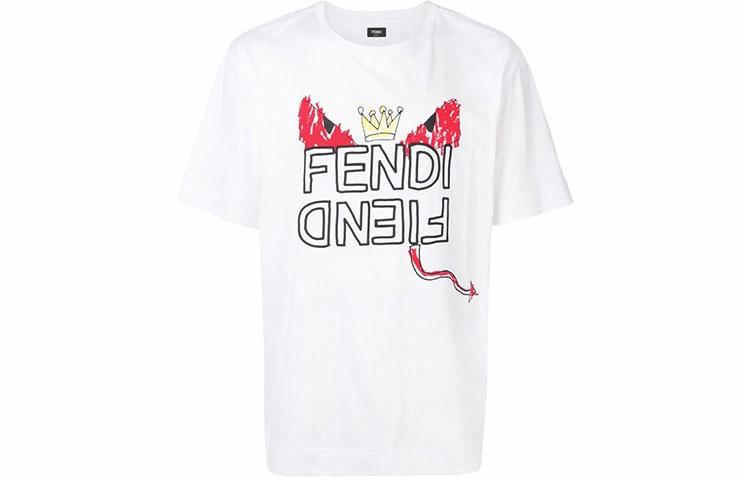 Мужская футболка Fendi (белая)