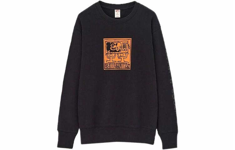 Мужское худи UNIQLO × keith (черное) — фото 1