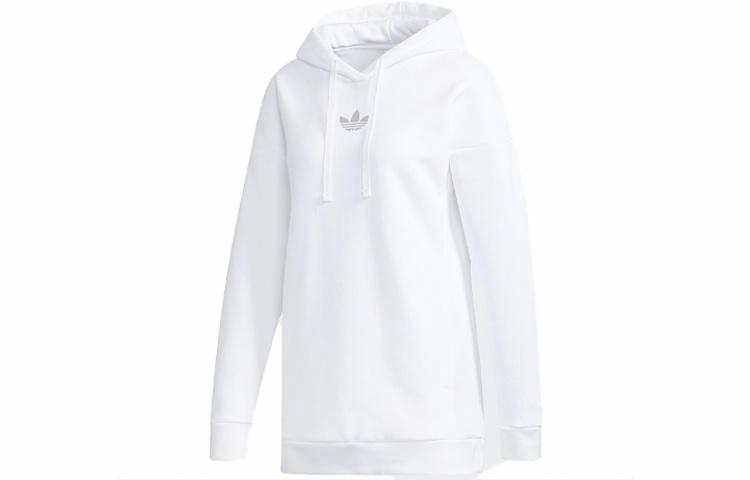 Женское худи adidas originals (белое) — фото 1