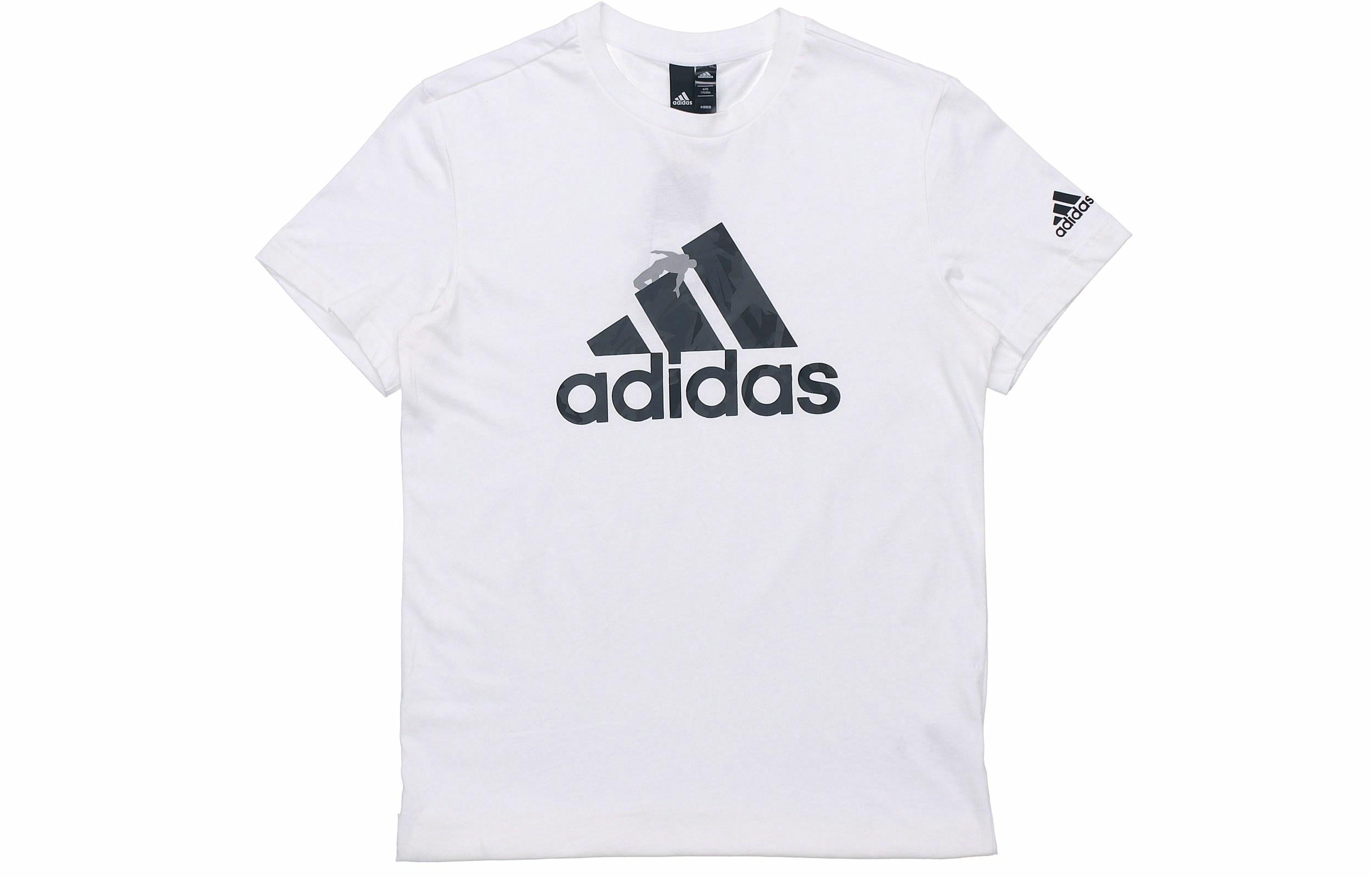 Мужская футболка adidas M GFX T BOL INF (белый) — фото 1