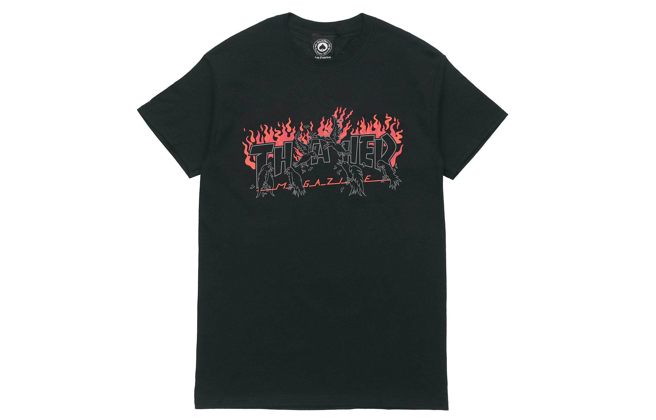 Футболка Thrasher Thrasher T (черная)