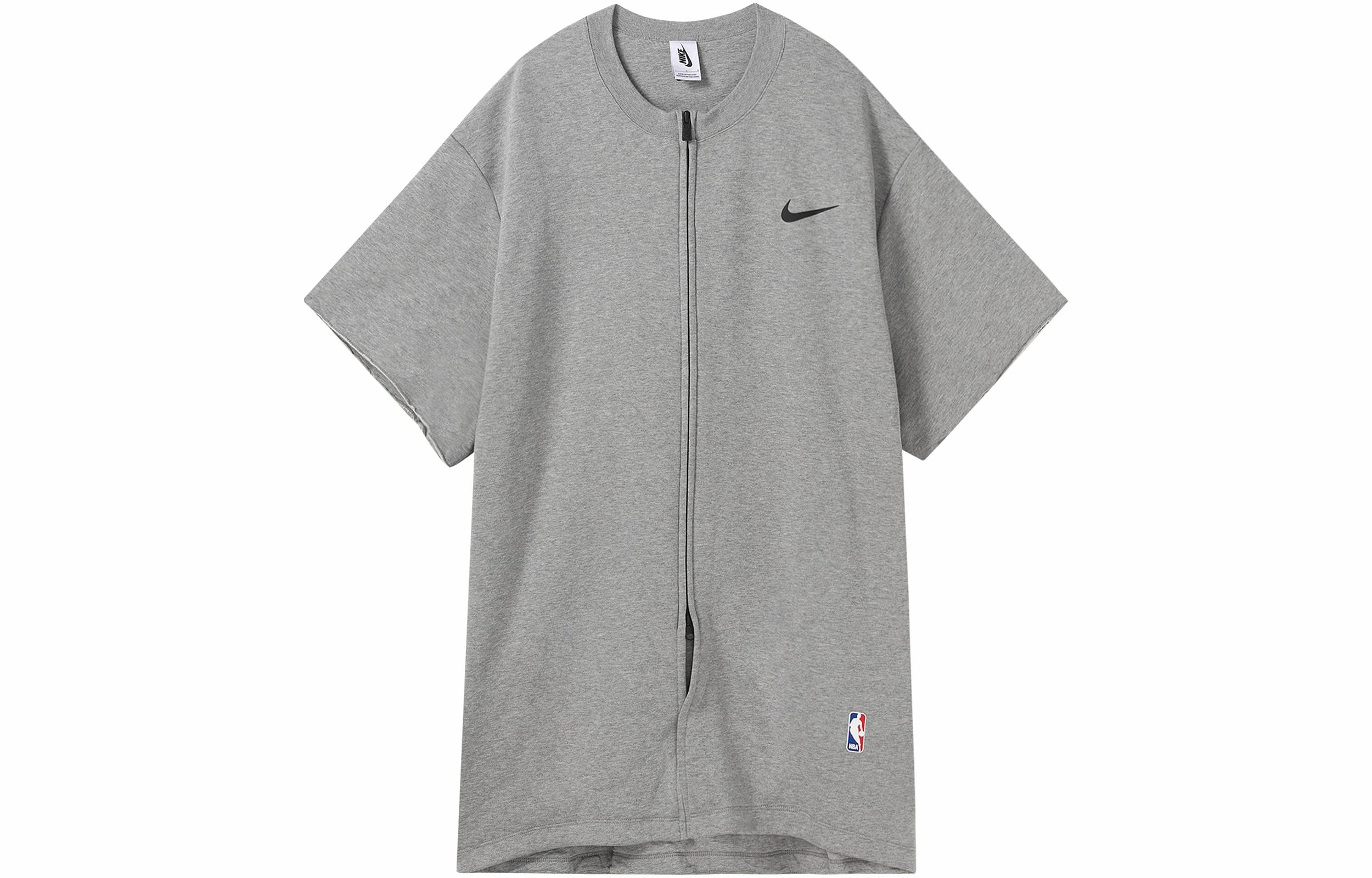 Мужская футболка Nike x Fear of God (серая) — фото 1