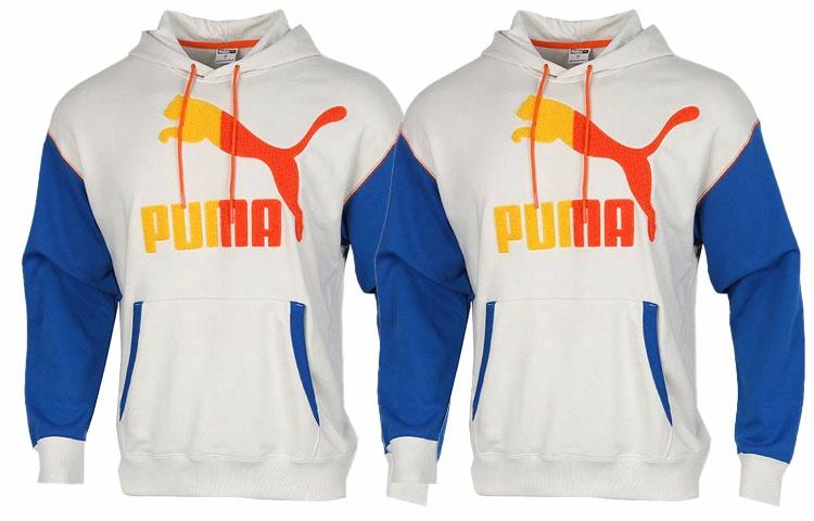 Мужское худи Puma Retro Block (белое) — фото 6