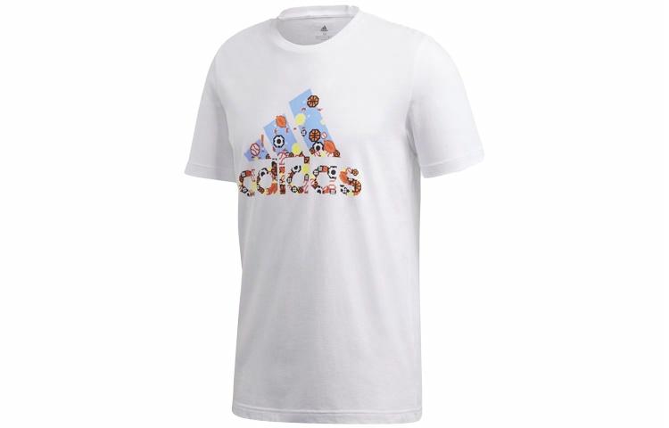 Мужская футболка adidas T (белая) — фото 1