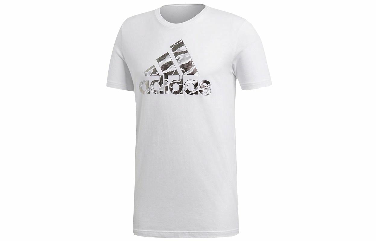 Мужская футболка adidas Bos Foil Camo (белая) — фото 1