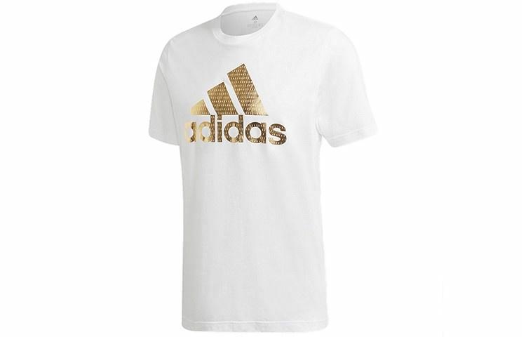 Мужская футболка adidas Universal Foil (белая) — фото 1