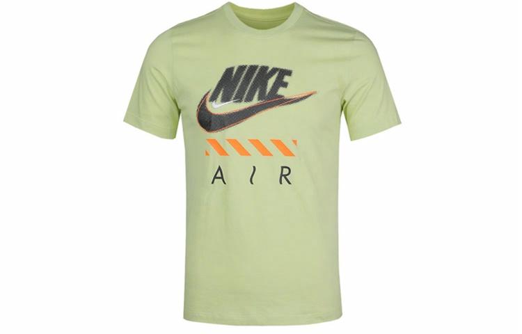 Мужская футболка Nike T (ярко-лаймовая) — фото 1
