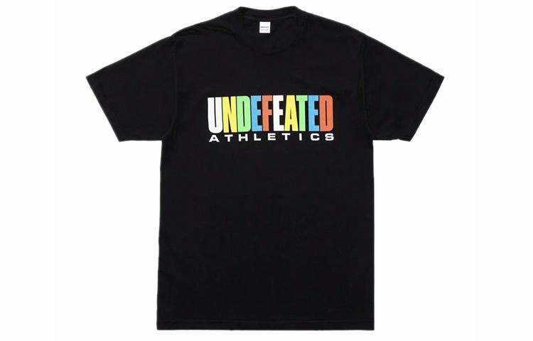 Мужская футболка UNDEFEATED logoT (черная)