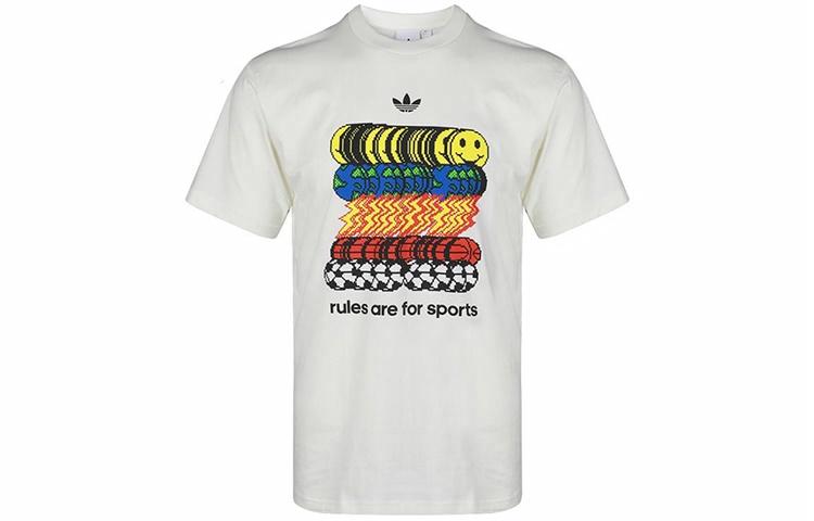 Мужская футболка adidas originals Sportsrule (белая) — фото 1