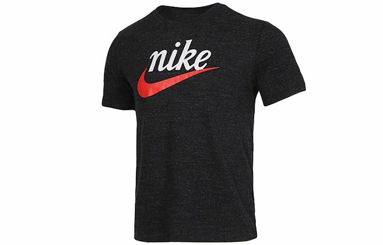 Мужская футболка Nike Sportswear Heritage LogoT (черный) — фото 1