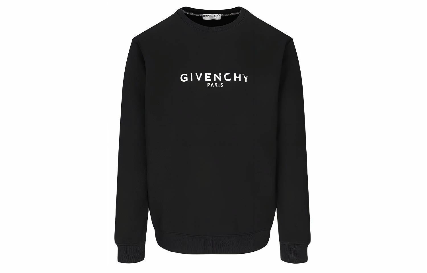 Мужское худи Givenchy Logo (черное)