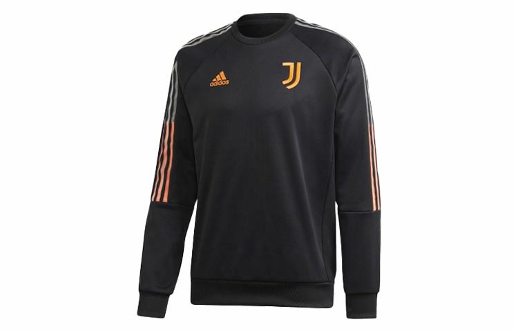 Мужское худи adidas Juve Travel Swt (черное) — фото 1
