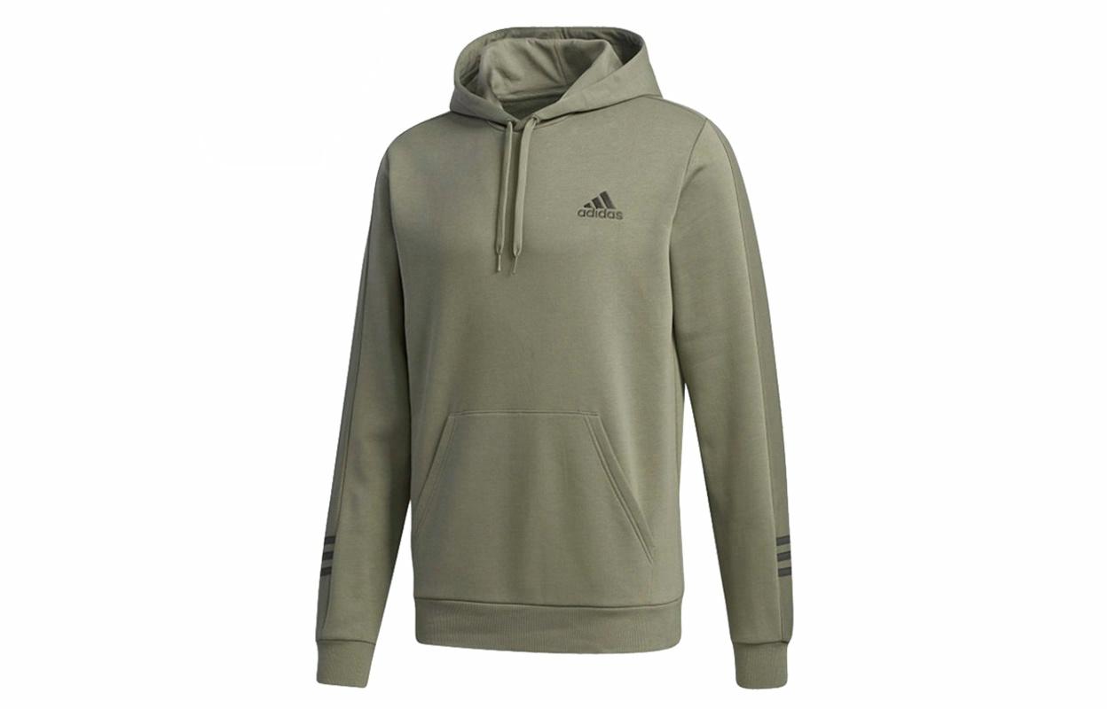 Мужское худи adidas M E COMF HD SWT (армейский зеленый) — фото 1