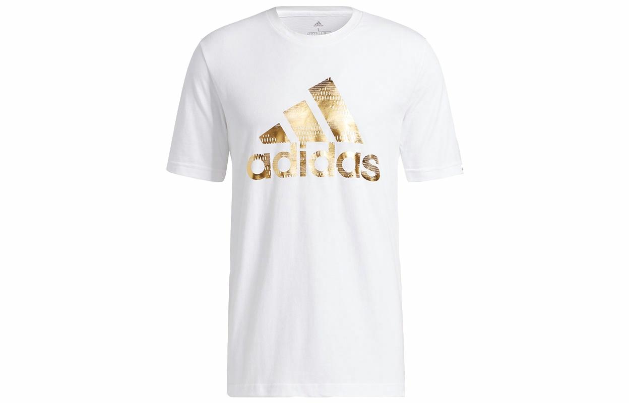 Мужская футболка adidas M Fl Lg T (белая) — фото 1