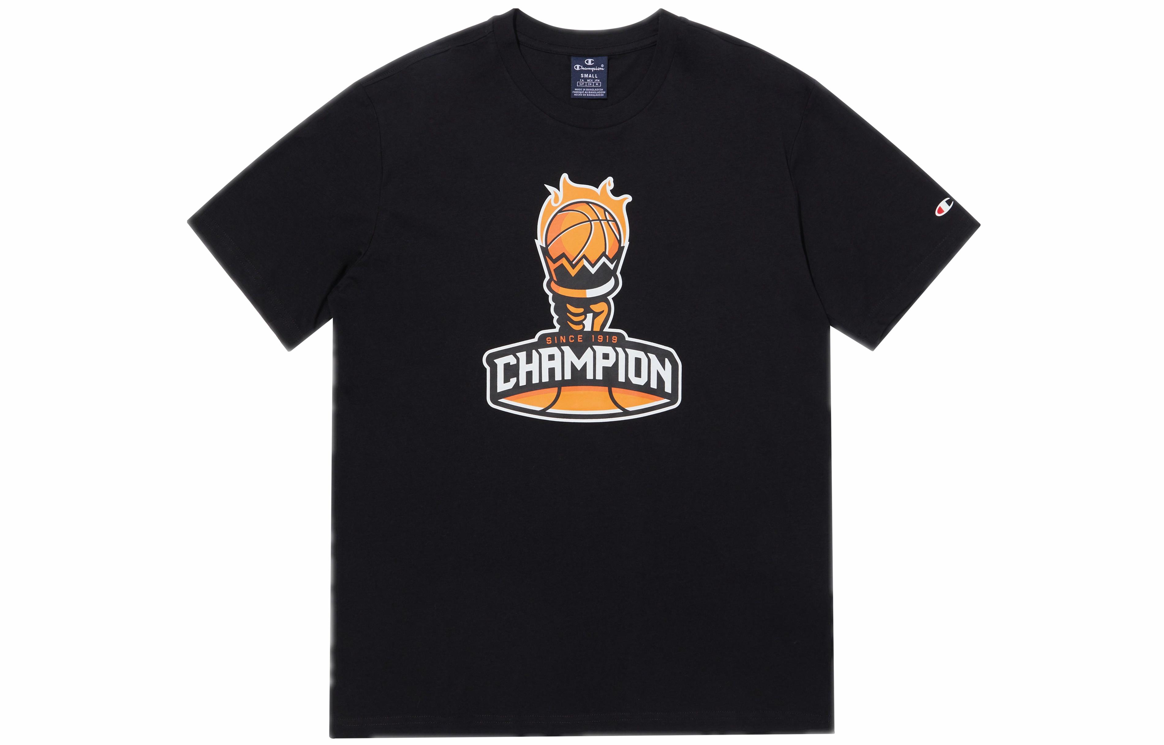 Футболка Champion Basketball Logo (белая) — фото 9