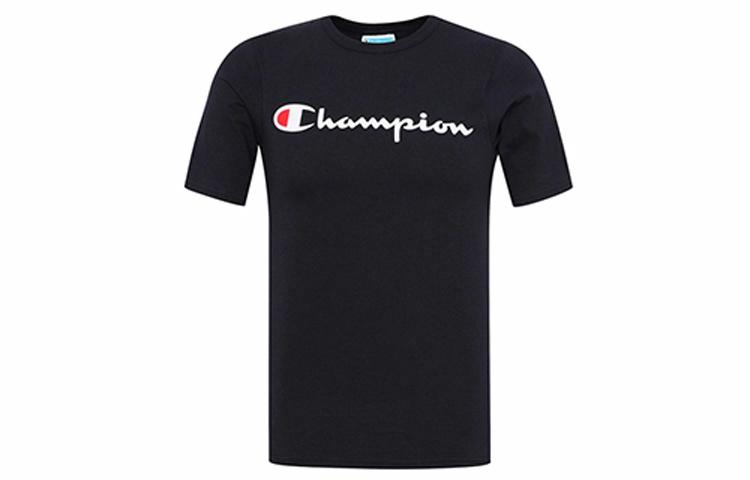 Мужская футболка Champion Logo (темно-синяя)