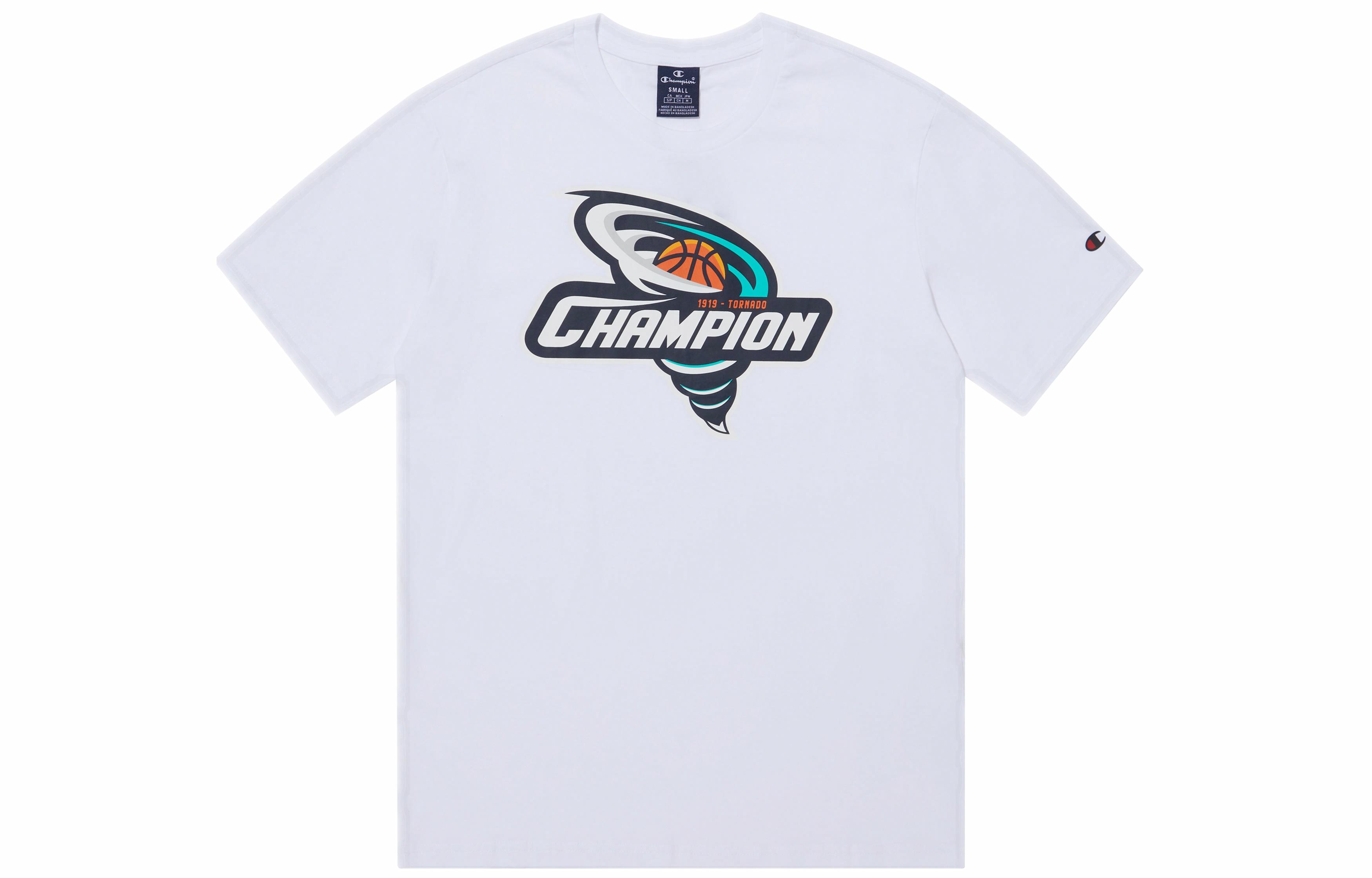Футболка Champion Basketball Logo (белая) — фото 6