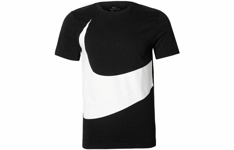 Мужская футболка Nike Sportswear Big Swoosh Tee (черная) — фото 1