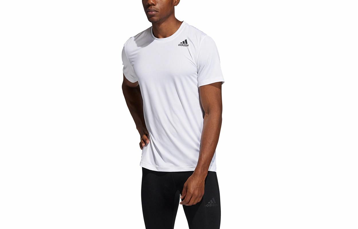 Мужская футболка adidas TF Compression (белая) — фото 1