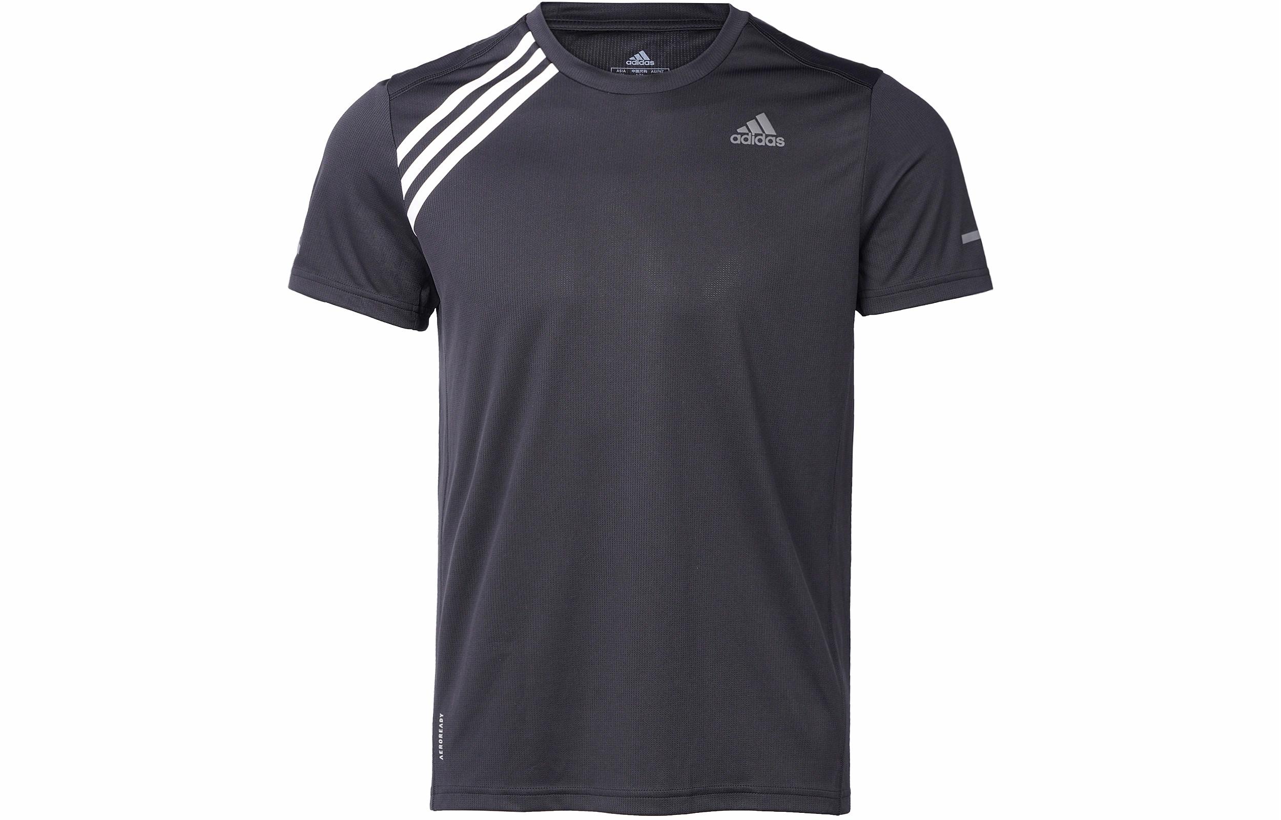 Мужская футболка adidas (черная) — фото 1