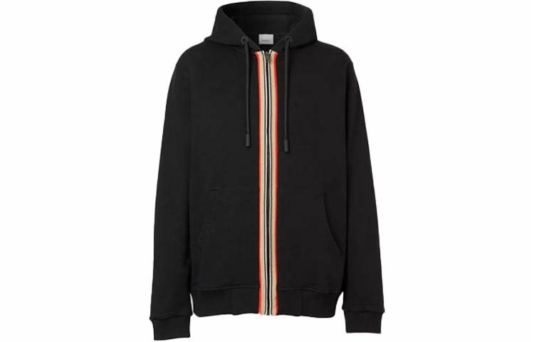 Мужское худи Burberry (черное) — фото 1